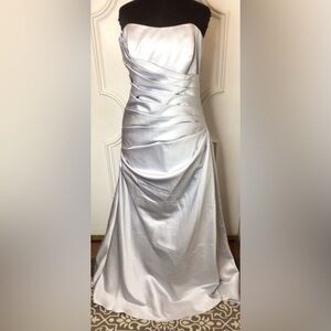 Silver Formal Gown Size 10